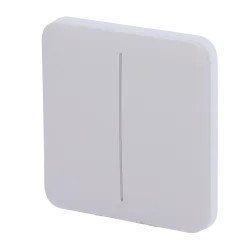 Panel táctil para interruptor de luz doble - Compatibilidad con AJ-LIGHTCORE-2G - Retroiluminación LED - Panel tácti... - Alarm