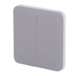 Panel táctil para interruptor de luz doble - Compatibilidad con AJ-LIGHTCORE-2G - Retroiluminación LED - Panel tácti... - Alarm