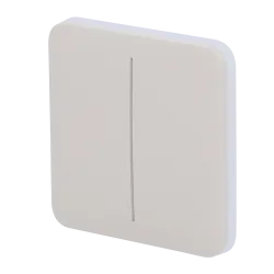 Panel táctil para interruptor de luz doble - Compatibilidad con AJ-LIGHTCORE-2G - Retroiluminación LED - Panel tácti... - Alarm