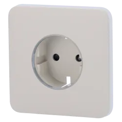 Tapa frontal para enchufe inteligente tipo F - Compatible con AJ-OUTLETCORE-SMART - Indicador LED sobre estado del en... - Alarm