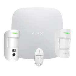 Kit de alarma profesional - Certificado Grado 2 - Comunicación Ethernet y dual SIM GPRS - Inalámbrico 868 MHz Jewelle... - Alarm