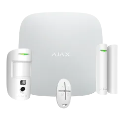 Kit de alarma profesional - Certificado Grado 2 - Comunicación Ethernet y dual SIM GPRS - Inalámbrico 868 MHz Jewelle... - Alarm