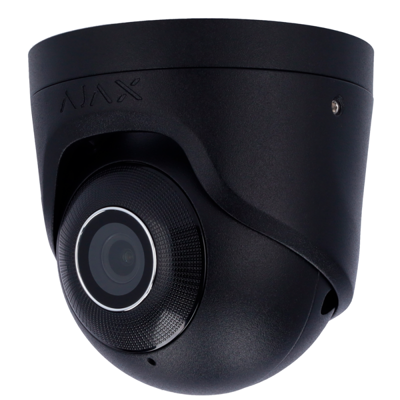 Cámara IP Turret 8 Megapixel Ajax - Progressive Scan CMOS - Lente 2.8 mm, Ranura MicroSD hasta 256GB - IR LEDs Alca...