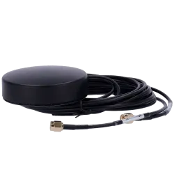 Antena 4G con GPS - Frecuencia 698-2700MHz - Conector SMA Macho - Montaje adhesivo - Ganancia +-3dBi - Cable RG174 3 ... - Alarm