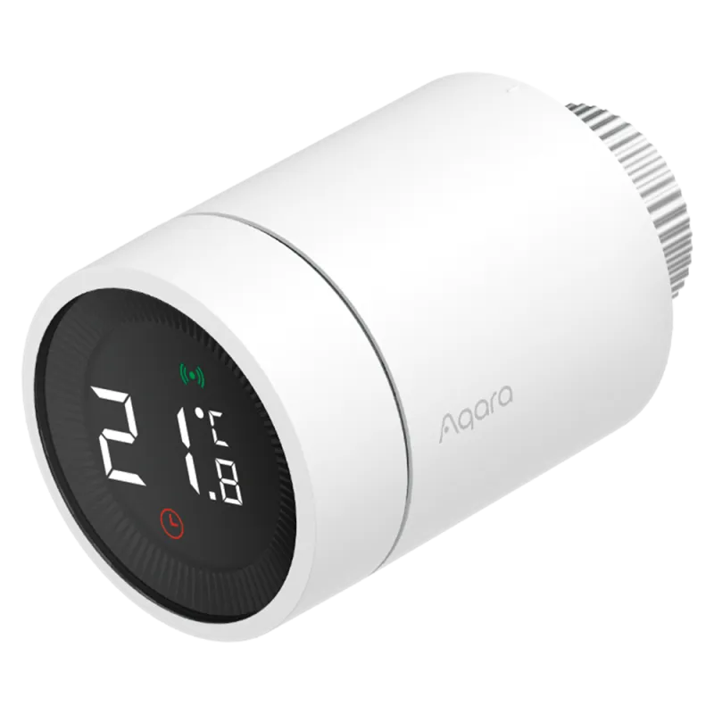 Aqara Radiator Thermostat E1 - Zigbee 3.0 / Matter over Zigbee - Cabezal Termostático Inteligente - Requiere AQARA HU... - Alarm