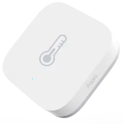 Aqara Sensor de Temperatura y Humedad T1 - Zigbee 3.0 - Datos históricos - Requiere AQARA HUB - Batería 2 años de du... - Alarm
