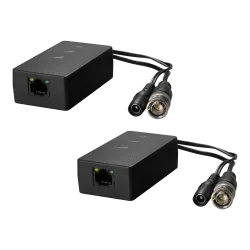 Transceptor pasivo por par trenzado - Optimizado para HDTVI, HDCVI y AHD - 1 canal de vídeo y alimentación - Conector... - Alarm