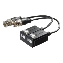 Transceptor pasivo por par trenzado SAFIRE - Optimizado para HDTVI, HDCVI y AHD - 1 canal de vídeo - Pasivo, conector... - Alarm