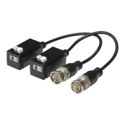 Transceptor pasivo por par trenzado SAFIRE - Optimizado para HDTVI, HDCVI y AHD - 1 canal de vídeo, PoC - Pasivo, con... - Alarm