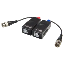 Transceptor pasivo por par trenzado - 4N1 (HDTVI / HDCVI / AHD / CVBS) - 1 canal de vídeo - Pasivo, conector de 2 pin... - Alarm