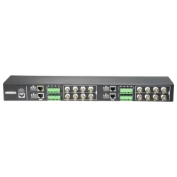 Video Balun 4N1 (HDTVI, HDCVI, AHD y CVBS) - 16 canales pasivos - Incluye 16 BA612P-HAC - Conexión BNC y RJ45 - Alcan... - Alarm