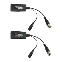 Transceptor pasivo por par trenzado SAFIRE - 4N1 (HDTVI, HDCVI, AHD y CVBS) - 1 canal de vídeo y alimentación - Conec... - Alarm