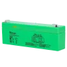Upower - Batería recargable - Tecnología plomo ácido AGM - Voltaje 12 V - Capacidad 2.2 Ah - 66 x 178 x 35 mm/ 960 g ... - Alarm