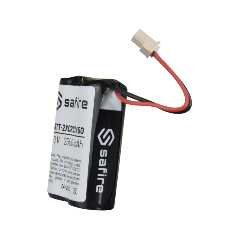 Safire - Pack de pilas CR17450 / 4/5A / CR8L - En retráctil con conector Molex 5284 - Voltaje 6 V / Litio - Capacidad... - Alarm