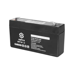 Batería recargable - Tecnología plomo ácido AGM - Voltaje 6 V - Capacidad 1.2 Ah - 58 x 97 x 24 mm / 290 g - Para res... - Alarm