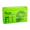 Upower - Batería recargable - Tecnología plomo ácido AGM - Voltaje 6 V - Capacidad 12.0 Ah - 100 x 151 x 51 / 1800 g ...