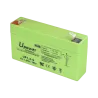 Upower - Batería recargable - Tecnología plomo ácido AGM - Voltaje 6 V - Capacidad 1.3 Ah - 97 x 57.5 x 24 / 290 g - ... - Alarm