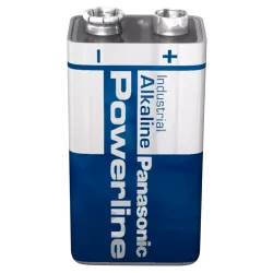 Panasonic - Pila PP3 / 6LR61 - Voltaje 9.0 V - Alcalina - Capacidad nominal 510 mAh - Compatible con productos del ca... - Alarm