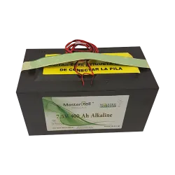 Batería zinc-aire - Voltaje 7.5 V - Capacidad 3000 Wh - 120 x 125 x 221.6 mm / 5.65 kg - Para respaldo o uso directo - AlarmSyst