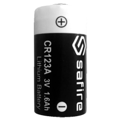 Safire - Pila CR123A - Voltaje 3.0 V - Litio - Capacidad nominal 1600 mAh - Compatible con productos del catálogo