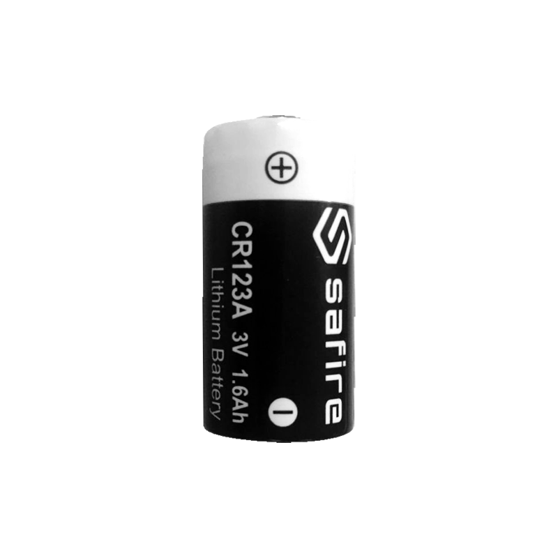 Safire - Pila CR123A - Voltaje 3.0 V - Litio - Capacidad nominal 1600 mAh - Compatible con productos del catálogo