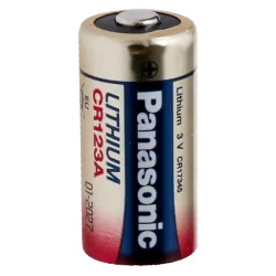 Panasonic - Pila CR1123A - Voltaje 3.0 V - Litio - Capacidad nominal 1550 mAh - Compatible con productos del catálogo - AlarmSys