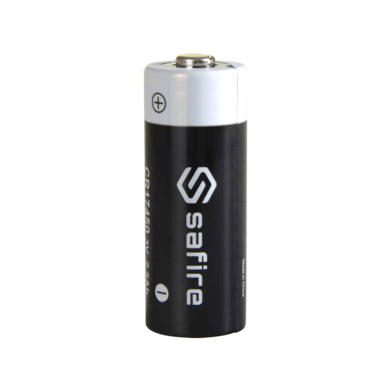 Safire - Pila CR17450 / 4/5A / CR8L - Litio - Voltaje 3 V - Capacidad nominal 2500 mAh - Compatible con detectores Vi...