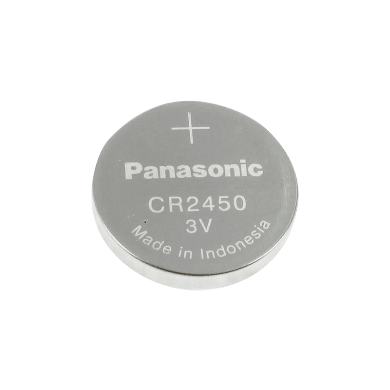 Panasonic - Pila CR2450 - Voltaje 3.0 V - Litio - Capacidad nominal 620 mAh - Compatible con productos del catálogo