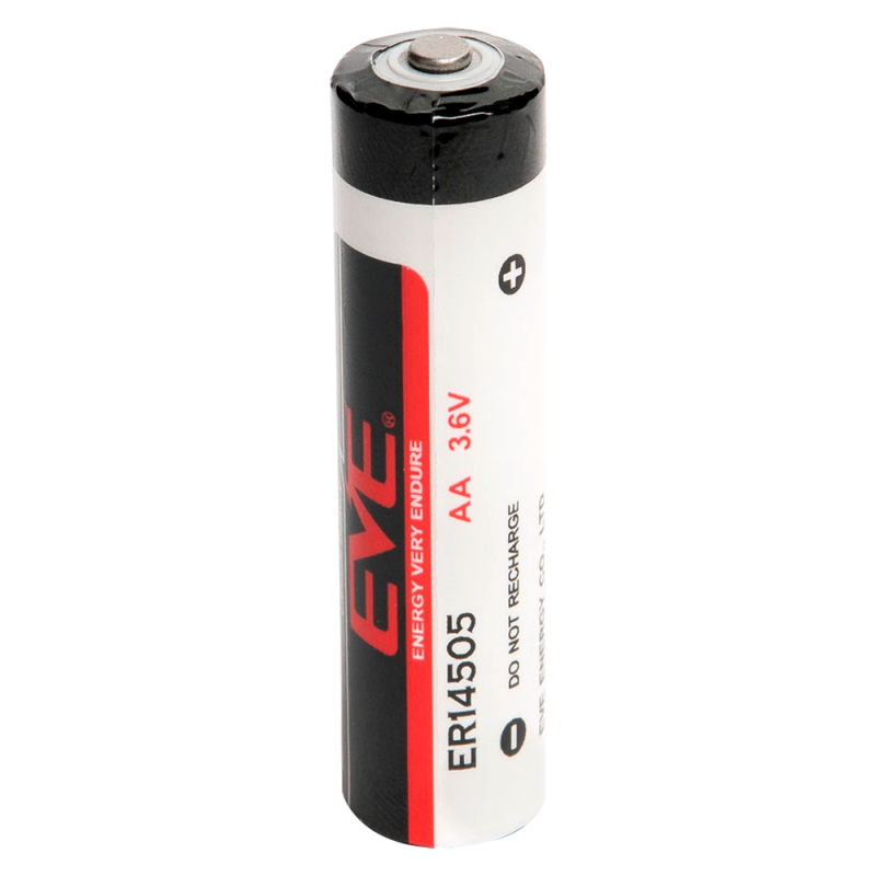 EVE - Pila AA / ER14505 - Voltaje 3.6 V - Litio - Capacidad nominal 2600 mAh - Compatible con productos del catálogo