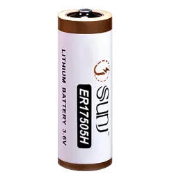 Pila ER17505H - Voltaje 3.6 V - Litio - Capacidad nominal 3600 mAh - Compatible con productos del catálogo - AlarmSystems.Shop