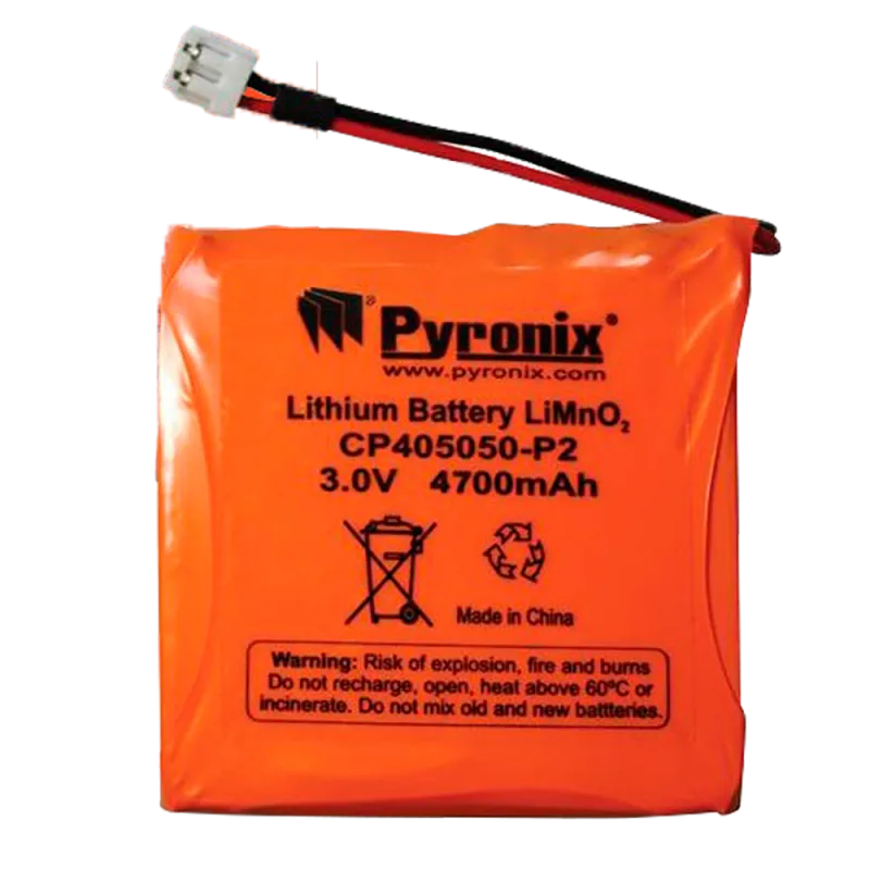 Batería de respaldo - Litio - Recargable - 3 V - 4700 mAh - Compatible con DELTABELL y XDH10TT1-WE - AlarmSystems.Shop