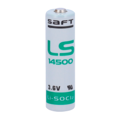 Saft - Pila AA / LS14500 - Voltaje 3.6 V - Litio - Capacidad nominal 2600 mAh - Compatible con RSI Videofied