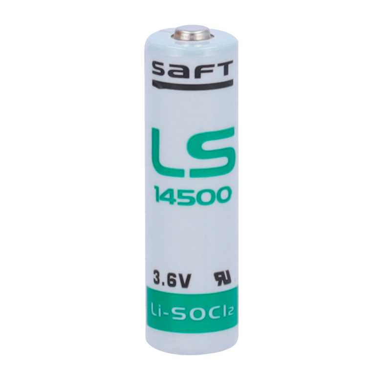 Saft - Pila AA / LS14500 - Voltaje 3.6 V - Litio - Capacidad nominal 2600 mAh - Compatible con RSI Videofied