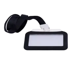 Porta-tarjetas - Disposición Horizontal - Láminas de plástico protectoras - Fabricado en silicona - Color negro - AlarmSystems.S