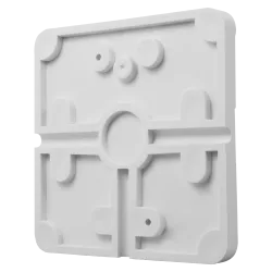 Tapa de conexiones rígida para caja de soporte - Apto para uso exterior - Permite situar el paso interno de cableado ... - Alarm