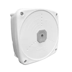 Caja de conexiones - Para cámaras domo y bullet - Doble sellado para exterior IP66 - Nivel de agua para correcto posi... - Alarm