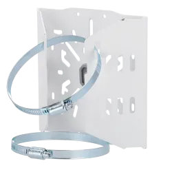 Soporte para mástiles/farolas - Para cámaras bullet o domo - Diseño universal - Apto para uso en exterior - Color bla... - Alarm