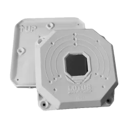 Caja de conexiones - Apto para uso exterior - Instalación en techo o pared - Fabricada en plástico - Color blanco - AlarmSystems