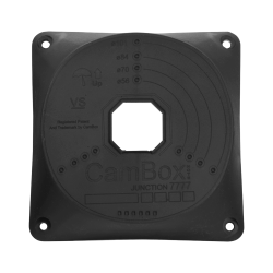 Caja de conexiones - Para cámaras domo - Apto para uso exterior - Instalación en techo o pared - Fabricado en plástic...