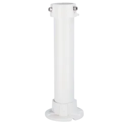 Soporte techo - Altura 25 cm - Apto para uso en interior y exterior - Carga máxima 11 Kg - Color blanco - Fabricado e... - Alarm