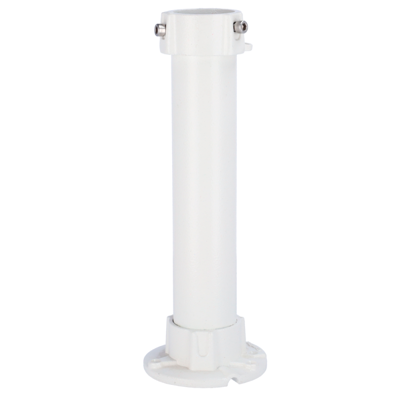 Soporte techo - Altura 25 cm - Apto para uso en interior y exterior - Carga máxima 11 Kg - Color blanco - Fabricado e...