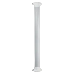 Soporte techo - Altura 100 cm - Apto para uso en interior - Color blanco - Fabricado en plástico - AlarmSystems.Shop