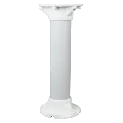 Soporte techo - Altura 25 cm - Apto para uso en interior y exterior - Color blanco - Fabricado en plástico - AlarmSystems.Shop