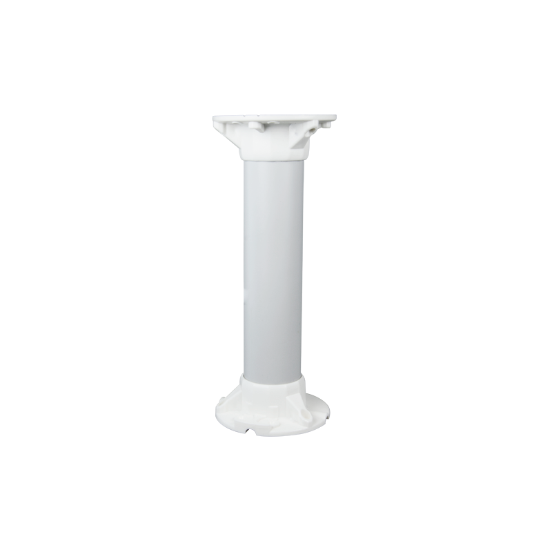 Soporte techo - Altura 25 cm - Apto para uso en interior y exterior - Color blanco - Fabricado en plástico