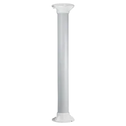Soporte techo - Altura 50 cm - Apto para uso en interior y exterior - Color blanco - Fabricado en plástico - AlarmSystems.Shop