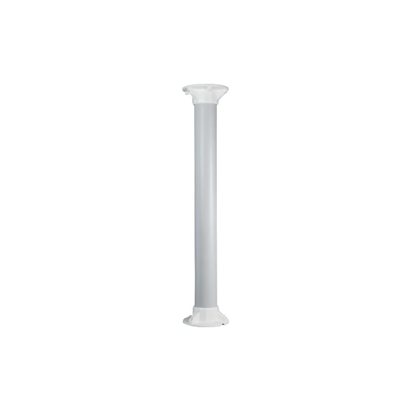 Soporte techo - Altura 50 cm - Apto para uso en interior y exterior - Color blanco - Fabricado en plástico