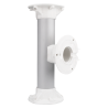 Soporte techo doble - Altura 25 cm - Apto para uso en interior y exterior - Color blanco - Fabricado en plástico