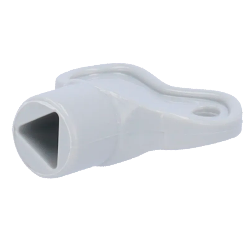 Llave triangular para armarios de poliéster - Compatible con BOX-403017-IP65 y BOX-403022-IP65 - Plástica - AlarmSystems.Shop