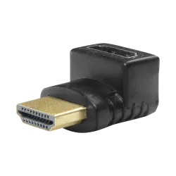 Adaptador HDMI - HDMI 1.3 - Acodado 90° - HDMI tipo A macho - HDMI tipo A hembra - Conectores anticorrosión - AlarmSystems.Shop