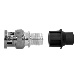 Conector BNC macho - Simple - Rápido - Reutilizable - Reciclable - Compatibilidad universal con Microcoaxial y RG59